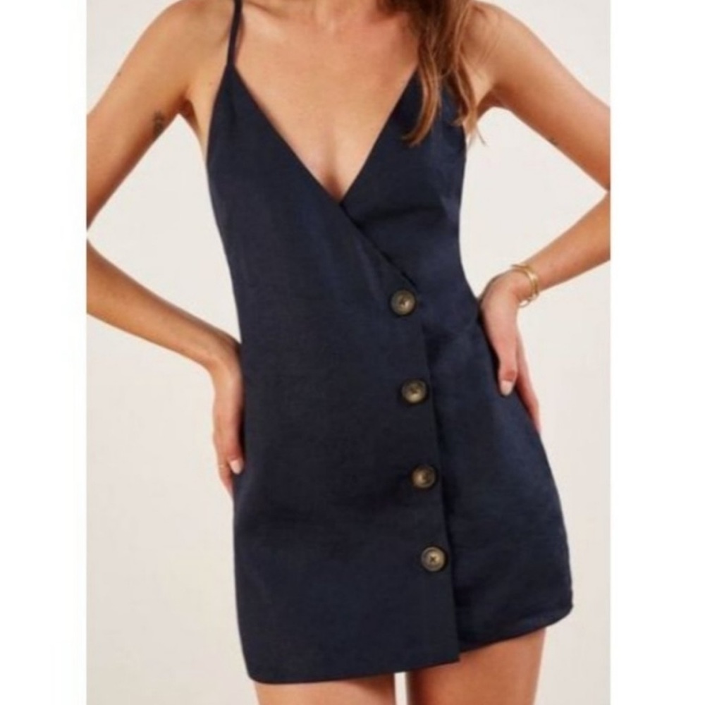 Reformation Linen Mini Dress - Size M
